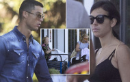 Ronaldo dắt đại gia đình và bạn gái đi nghỉ mát