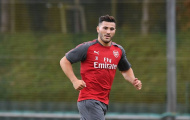 Tân binh Arsenal tích cực thể hiện trên sân cỏ