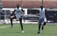 Đôi bạn thân Pogba - Lukaku lại đội nắng tập luyện đầy hứng khởi
