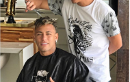 Trở lại Barcelona, Neymar trình làng tóc mới