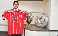 James Rodriguez lập kỷ lục bán áo ngày ra mắt Bayern Munich