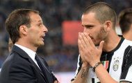 Bố già Moggi khẳng định có mâu thuẫn giữa Bonucci và Allegri