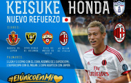 CHÍNH THỨC: Honda lưu lạc sang Mexico chơi bóng