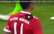 James góp công vào cả 2 bàn thắng trong trận ra mắt Bayern