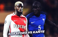 Sự kết hợp tuyệt vời giữa N'Golo Kante và Tiemoue Bakayoko