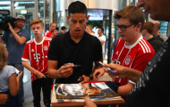 James Rodriguez kí mỏi tay trước ngày lên đường du đấu