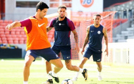 Kyle Walker tập cực hăng chờ derby Manchester đầu tiên