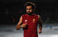 Salah dầm mưa tập luyện, sẵn sàng nổ súng trước Crystal Palace