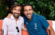 Sang Mỹ, Buffon cười toe toét khi tái ngộ Pirlo