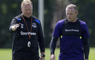 Koeman 'kèm cặp' Rooney tận tình trong buổi tập trên đất Hà Lan