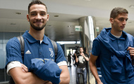 Vừa xong hợp đồng, De Sciglio đã tức tốc bay sang Mỹ hội quân Juventus