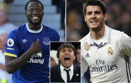 HLV Conte so sánh Lukaku với Morata
