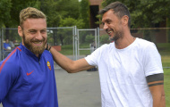 Maldini bất ngờ xuất hiện trên sân tập của Roma tại Mỹ
