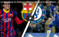 So sánh Pedro ở Barca và ở Chelsea