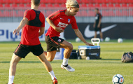 Buổi tập ảm đạm của các cầu thủ Atletico