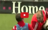 Philipp Lahm và Arjen Robben từng đánh nhau trên sân tập