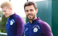 Bernardo Silva rạng rỡ trong ngày đầu tập cùng Man City