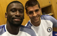 Morata 'như hình với bóng' cùng Rudiger tại Chelsea