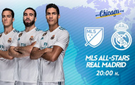 TRỰC TIẾP MLS All-Stars 1-1 Real Madrid: Tỷ số được quân bình (Kết thúc)