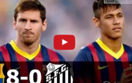 Trận cầu đáng nhớ: Barcelona 8-0 Santos (2013/14)