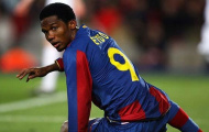 Samuel Eto'o thời còn khoác áo Barca