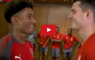 Granit Xhaka so tài với Reiss Nelson ở môn bóng bàn