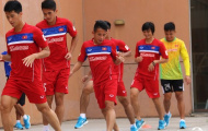 U22 Việt Nam cân đối các bài tập trước SEA Games 29