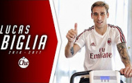 Lucas Biglia, tân binh 'số nhọ' của AC Milan