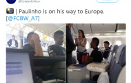 Fan Barcelona khóc thét vì Paulinho đã lên máy bay