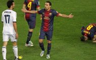 Xavi từng bùng nổ trong các trận El Clasico