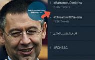 Chưa đầy 24 giờ, chủ tịch Barcelona đã 'lên nhất' trang Twitter
