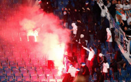Hooligan phá nát trận đấu của Hertha Berlin