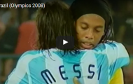 Messi, Aguero, Di Maria từng hủy diệt Brazil ở Olympic 2008
