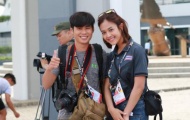 Nữ phóng viên Thái làm 'chao đảo' SEA Games 29