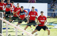 Atletico miệt mài rèn quân trước ngày mở màn La Liga