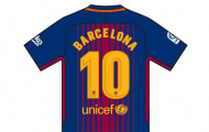 Barcelona mặc chiếc áo đặc biệt trong ngày khai màn La Liga