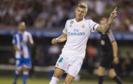 Deportivo 0-3 Real: Siêu phẩm từ Toni Kroos