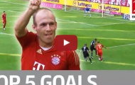 Top 5 bàn thắng cực đẹp của Arjen Robben ở Bundesliga