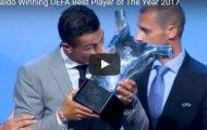 Ronaldo rạng rỡ nhận danh hiệu cầu thủ xuất sắc nhất châu Âu