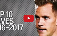 Top 10 pha cứu thua đỉnh nhất của Marc-Andre ter Stegen mùa 2016/17