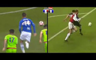 Cầu thủ từng bị Juventus chê Patrik Schick tái hiện siêu phẩm của Bergkamp