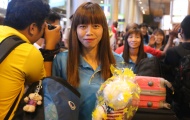 Đội tuyển bóng đá nữ Việt Nam về nước: 'Sau HCV Seagames là giấc mơ World Cup'