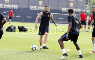 Buổi tập thiếu hàng loạt trụ cột của Barca