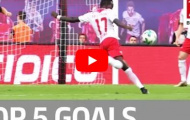 Lewandowski, Sahin, Bruma và top 5 bàn thắng đẹp nhất vòng 2 Bundesliga