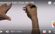 Francesco Totti tự vẽ lại sự nghiệp của mình