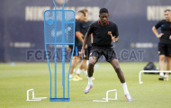 Dembele nỗ lực hòa nhập với các đồng đội mới