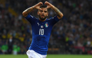 Insigne sẽ mặc áo số 10 của Italia