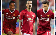 'Ngũ hổ' Premier League chốt danh sách dự C1: Có Ibra, loại Costa