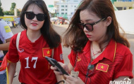 Hot-girl Việt khoe sắc trước trận Việt Nam - Campuchia