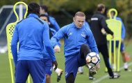 Rooney lao vào tập hùng hục sau bê bối
